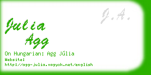 julia agg business card